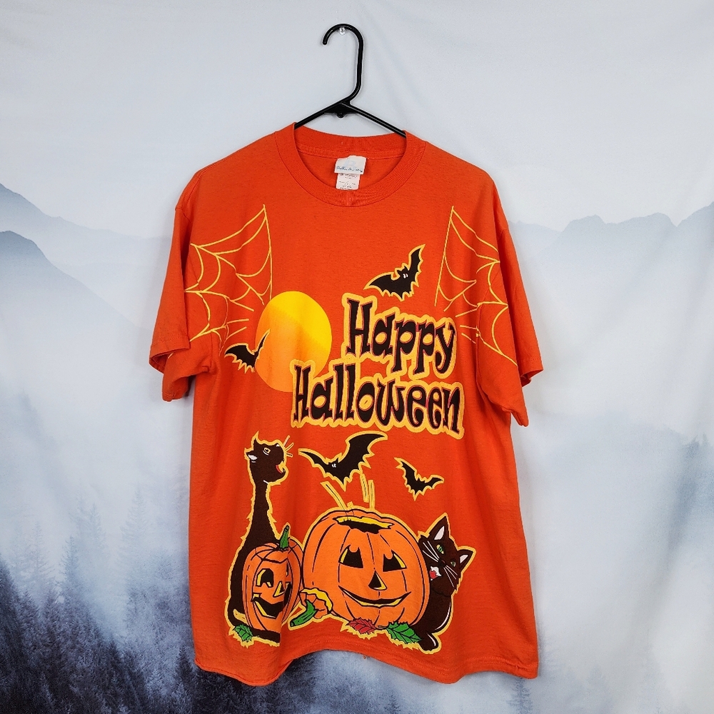 VTG Halloween Graphic Tee Bobbie Brooks Unisex Large